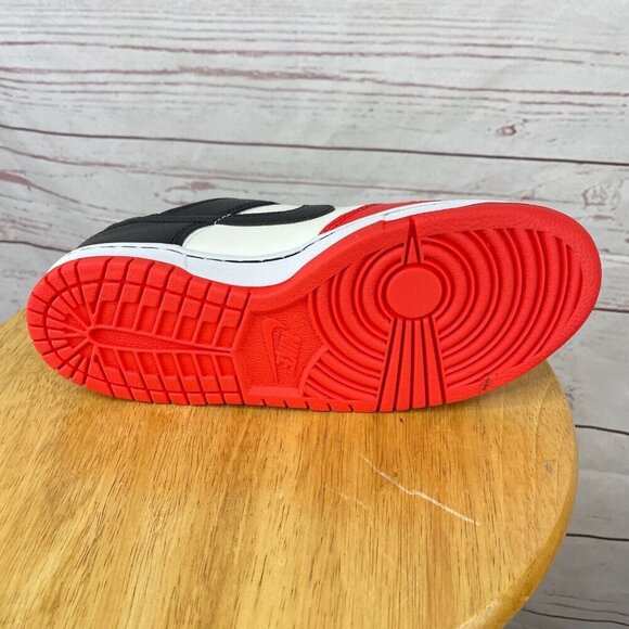Nike Dunk Low EBM NBA 75 Anniversary Chicago Chile‎ Red (GS) DO6288-100 Size 6Y - Picture 8 of 11
